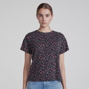 rag & bone Floral Vintage Crew Tee